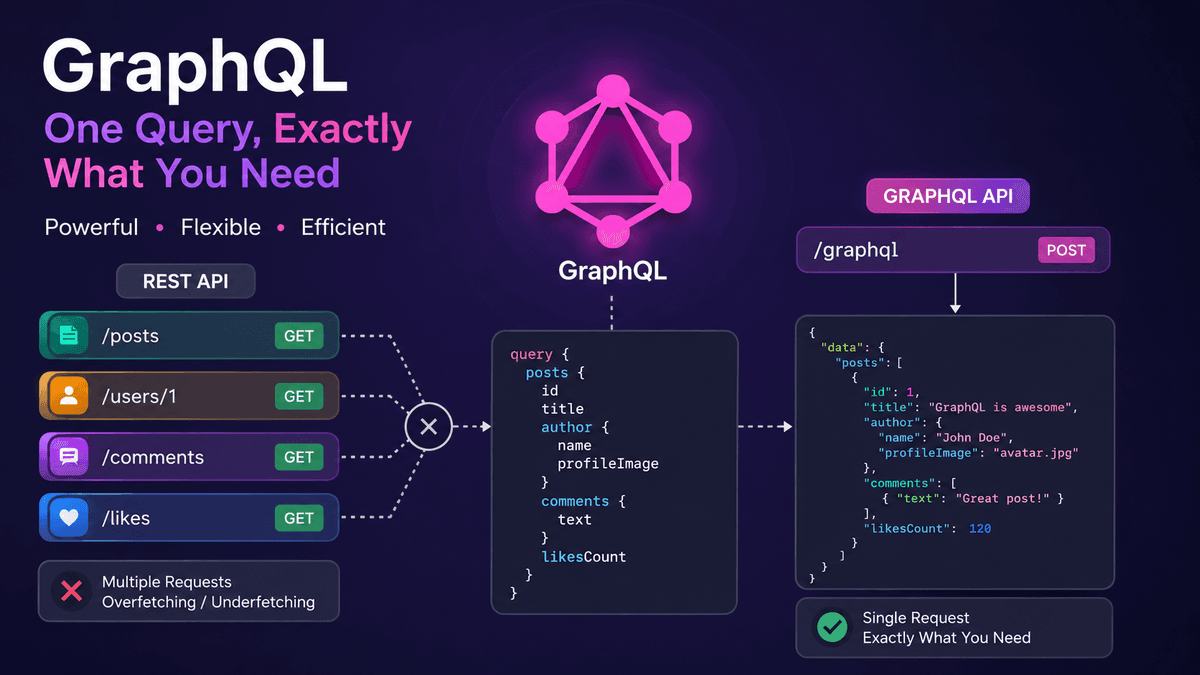 graphql fetching: javascript data with `fetch` api -... GraphQL Explained from Scratch: From REST API Problems to Modern Data ...